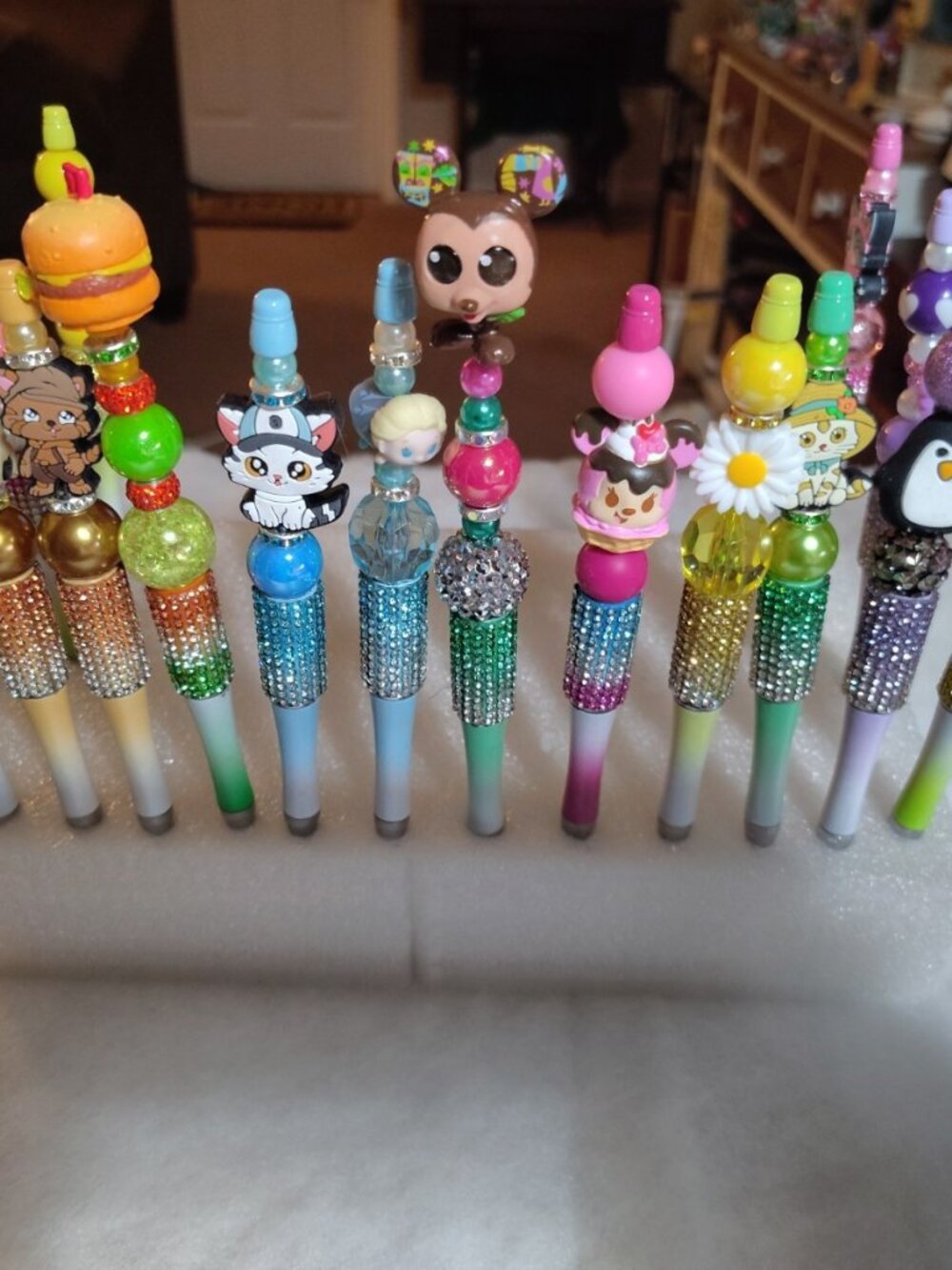 Handcrafted Beaded Pens Shopkins, Tsum Tsum, And Others. You Pick Your Pen
